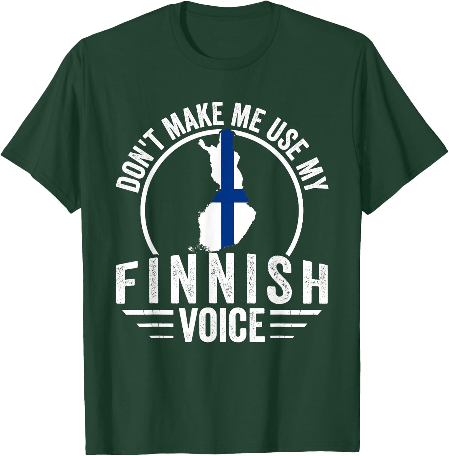Finnish Roots Outfit Funny Finland Heritage Men Women T-Shirt - T-Shirt | Forest