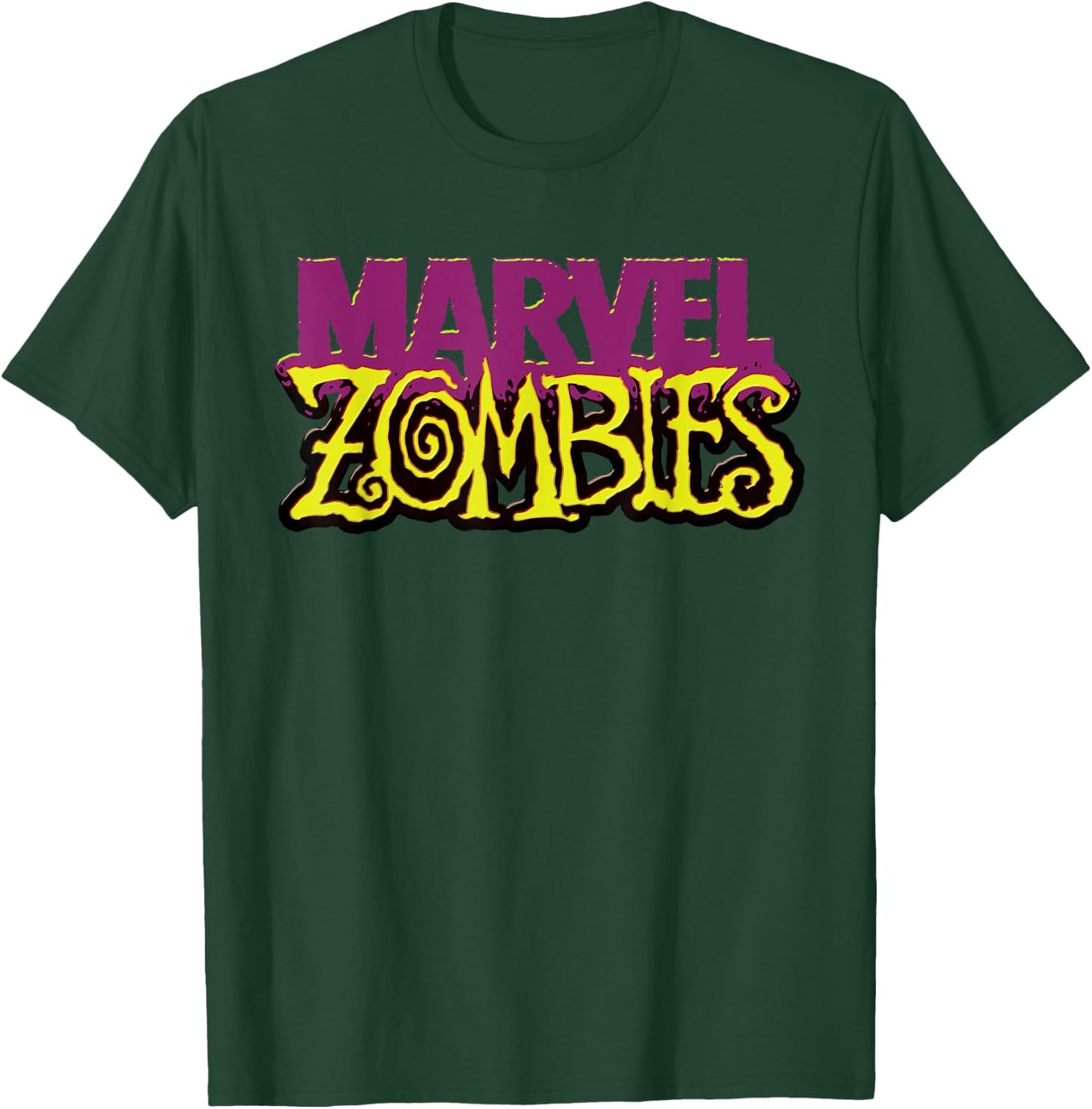Marvel Zombies Official Color Logo Halloween T-Shirt - T-Shirt | Forest
