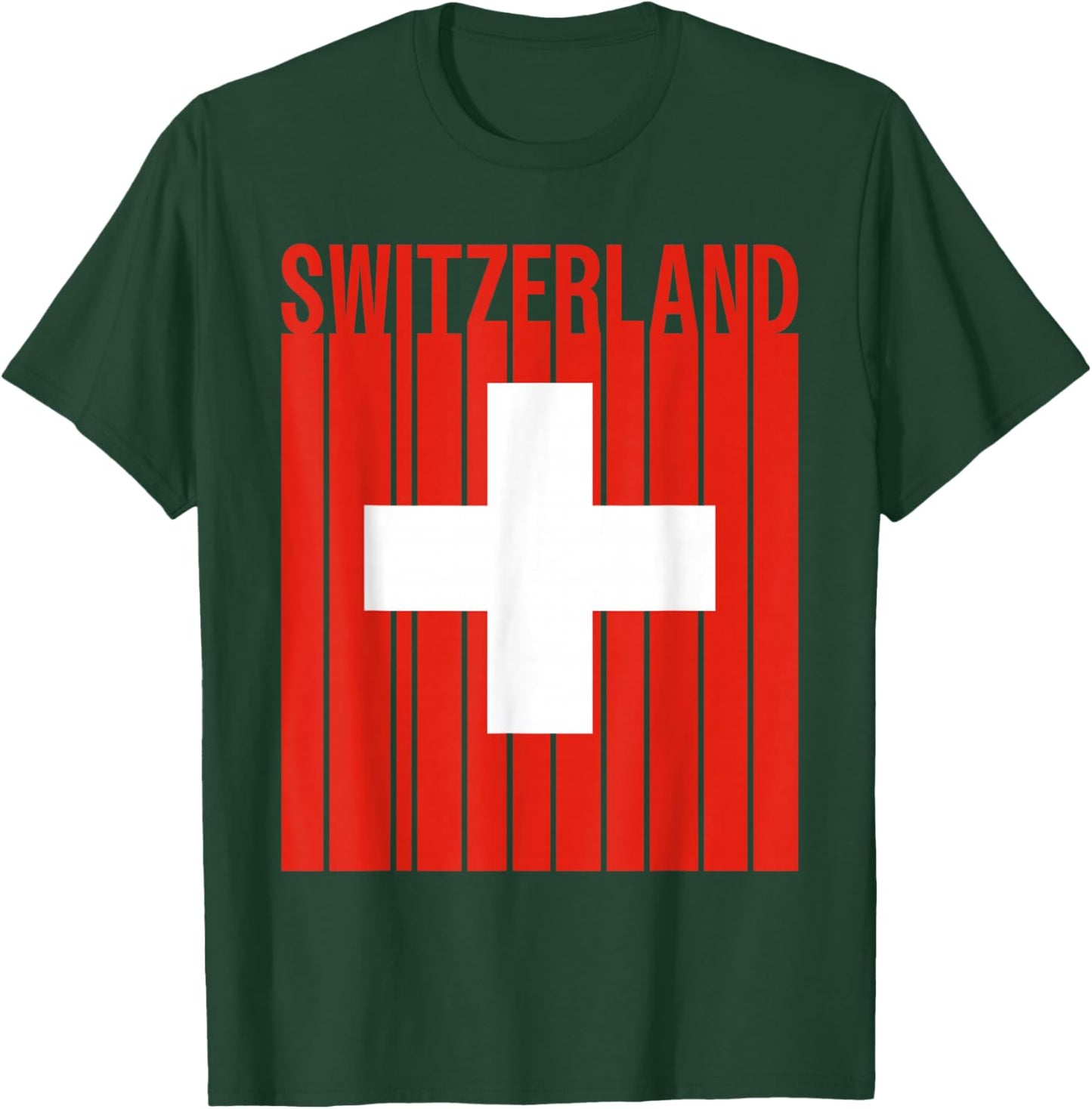 Switzerland Flag T-Shirt - T-Shirt | Forest