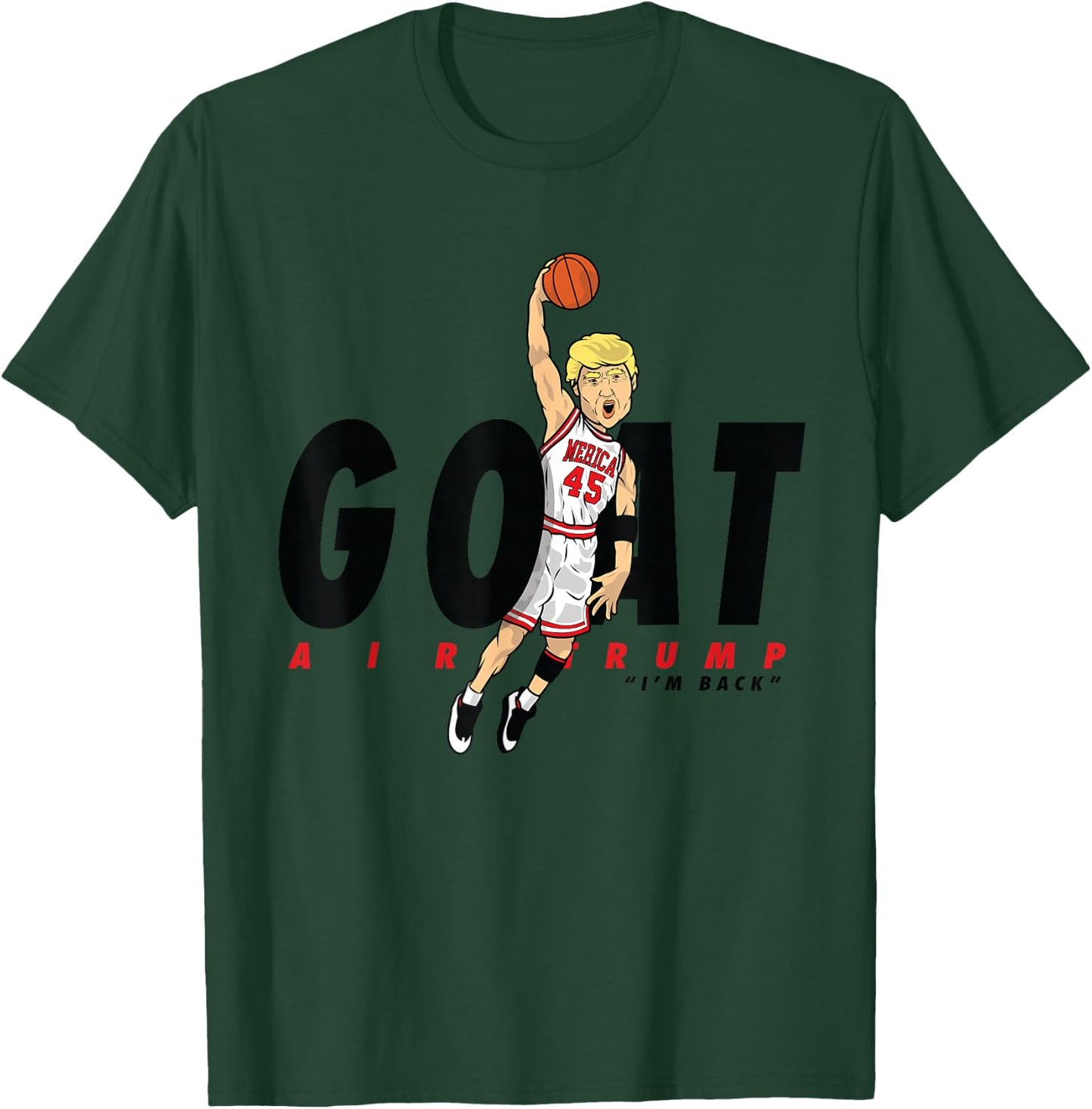 The Presidential Basketball Donald Trump design T-Shirt - T-Shirt | Forest