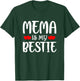 Mema Is My Bestie Toddler Design from Grandma Grandpa T-Shirt - T-Shirt | Forest
