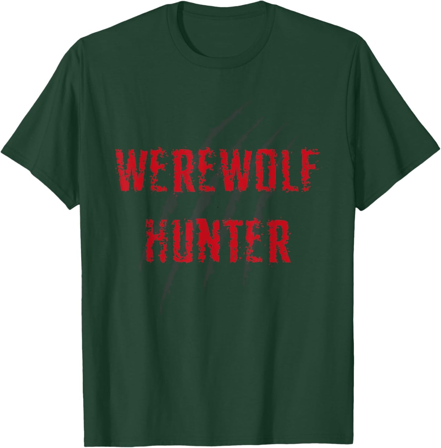 Werewolf hunter halloween costume for man and woman T-Shirt - T-Shirt | Forest