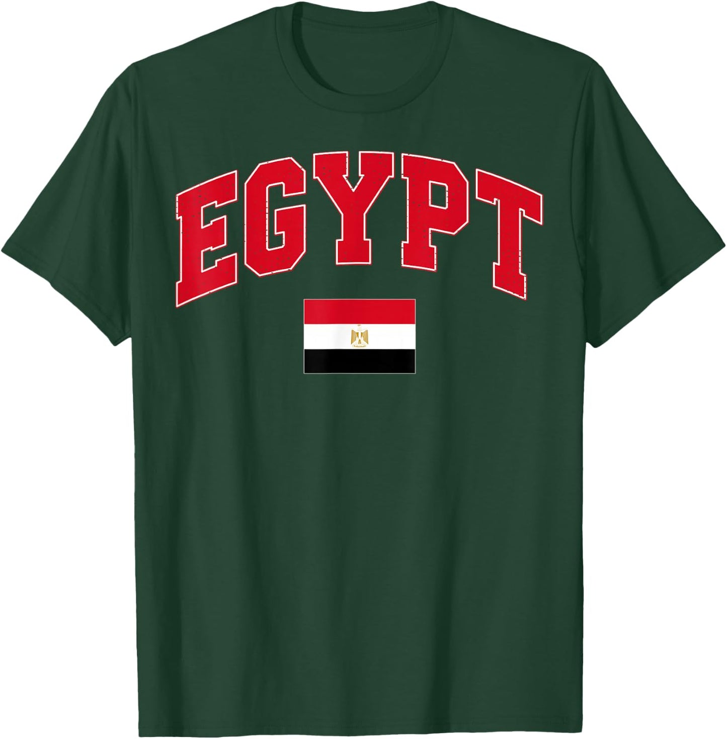 Egypt Flag Colors Shirt Proud Egyptian T-Shirt - T-Shirt | Forest