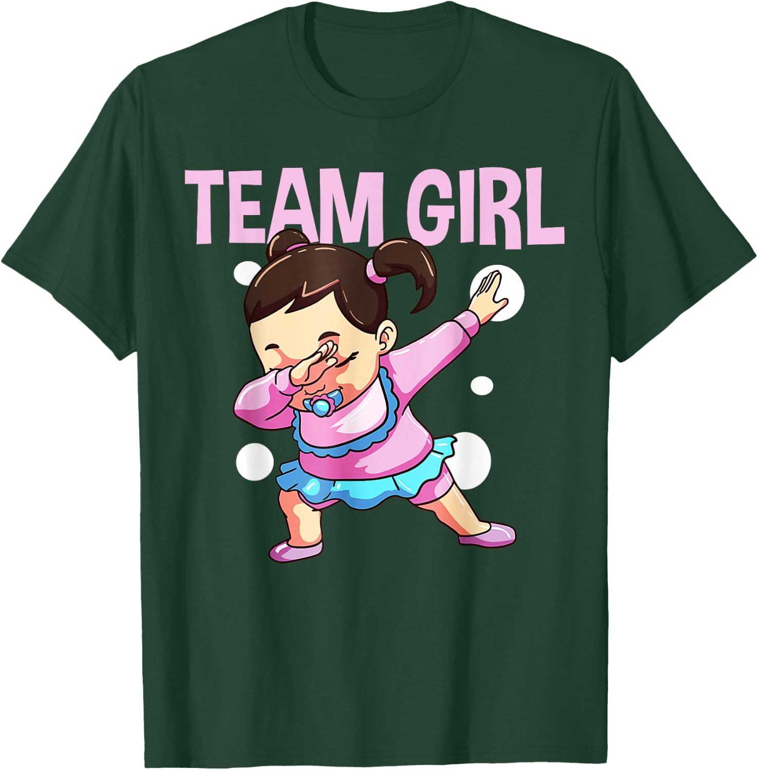 Gender Reveal Party Pink Baby Announcement Team Girl T-Shirt - T-Shirt | Forest