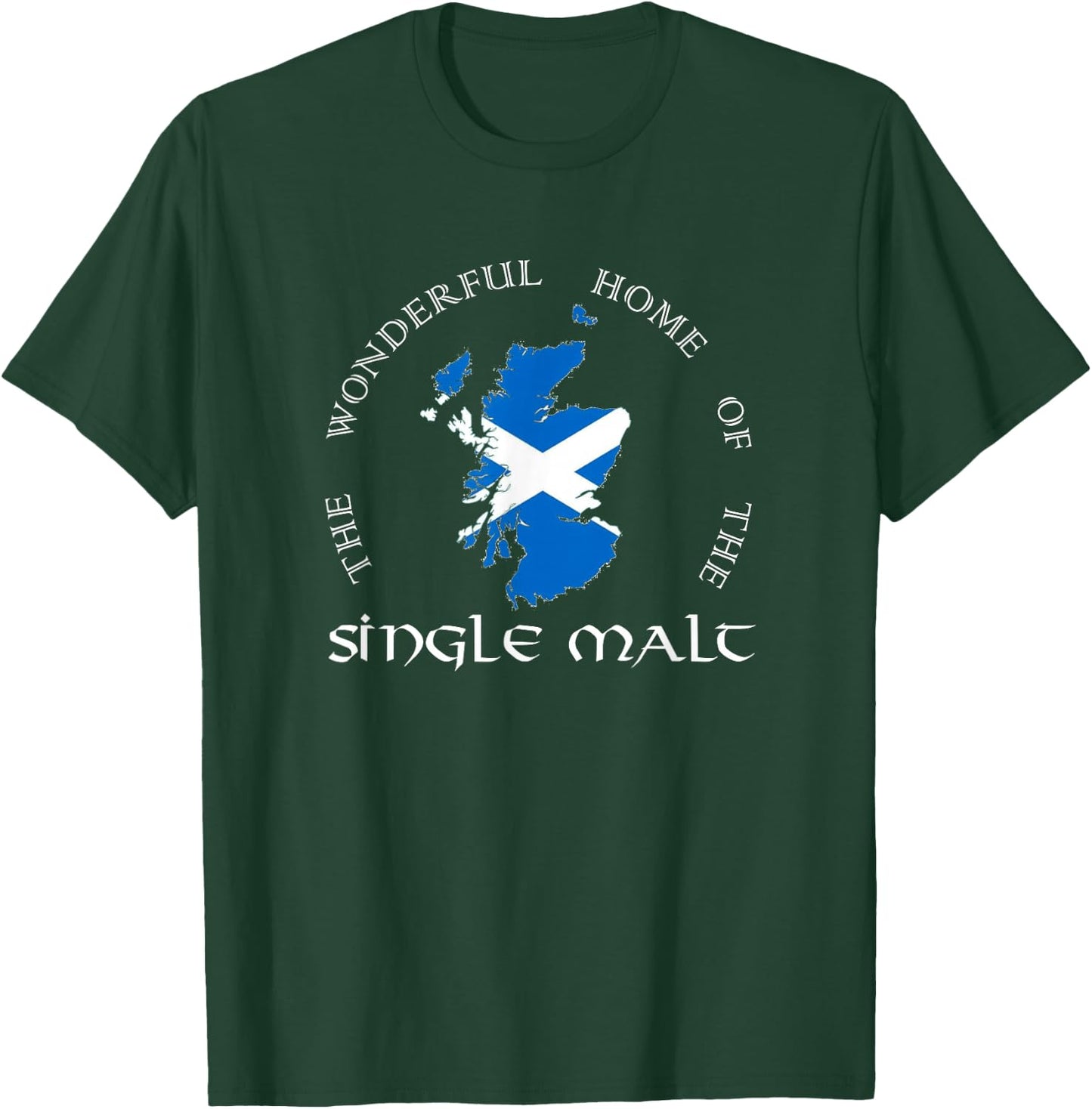 Home of the Single Malt für Whiskey Liebhaber und Genießer T-Shirt - T-Shirt | Forest