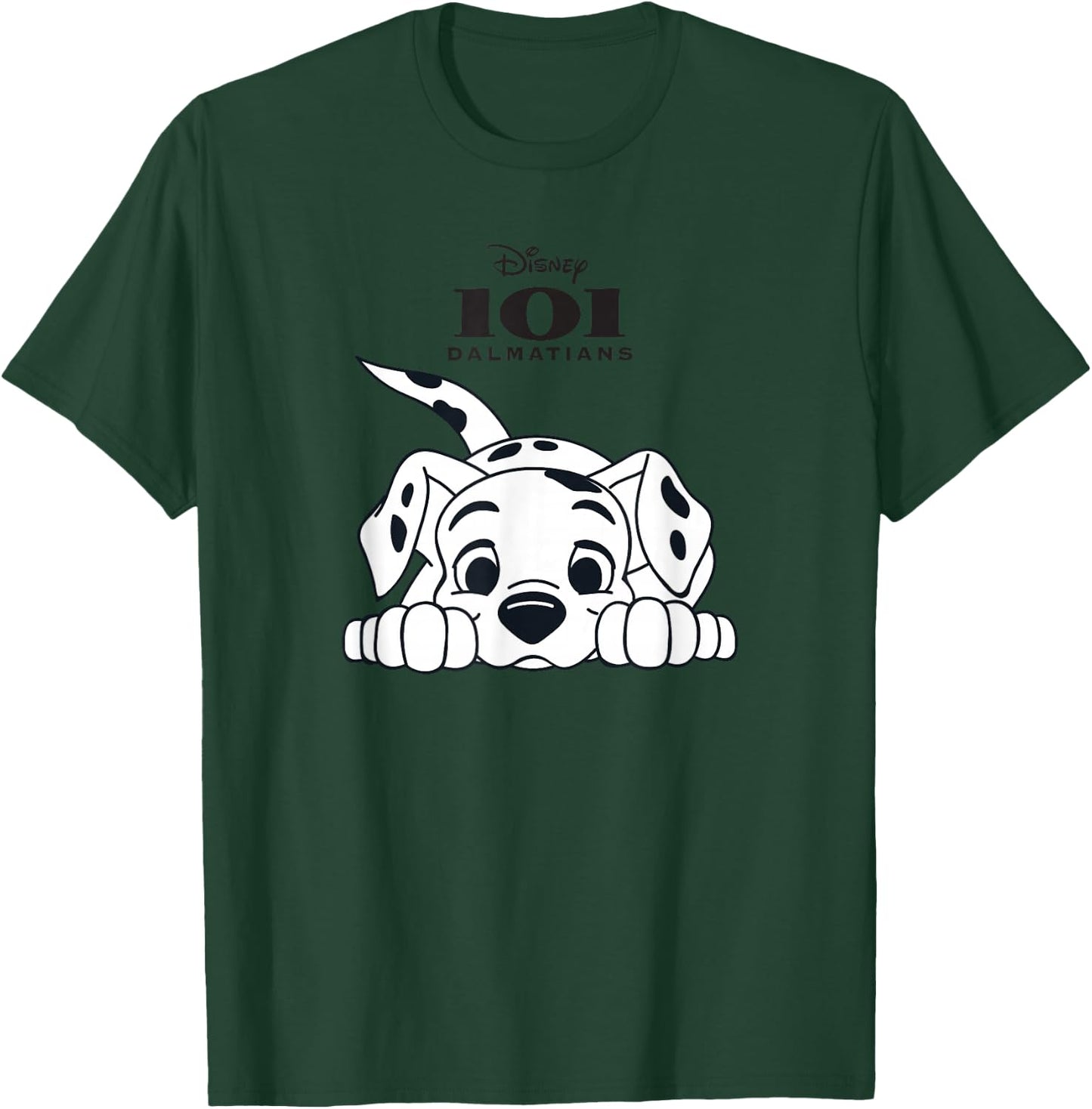Disney 101 Dalmatians Playful Position Puppy Logo T-Shirt - T-Shirt | Forest