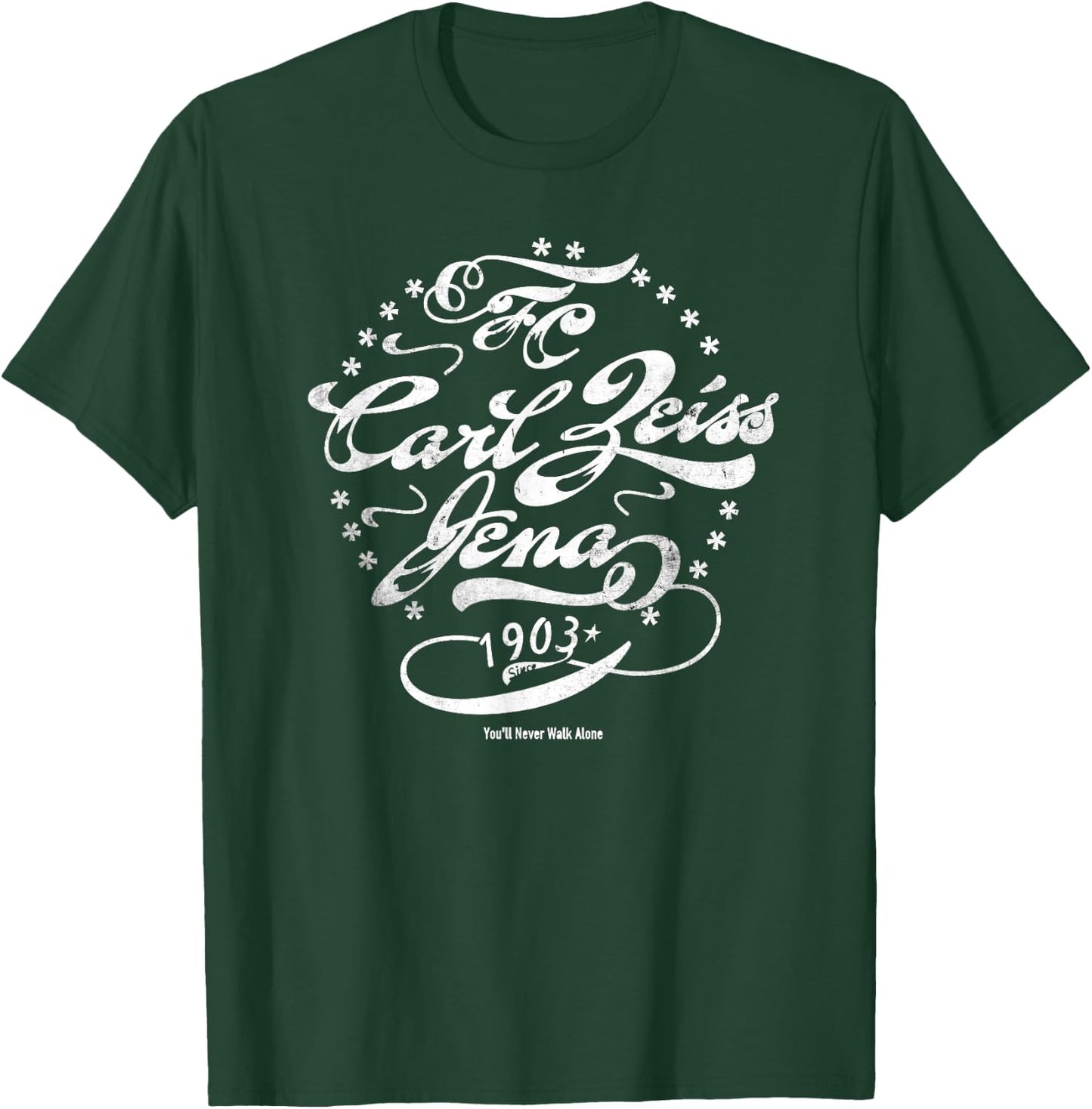 Jena Paradies City FCC Fußball 1903 Saale blau T-Shirt - T-Shirt | Forest