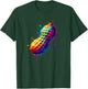Colorful Splash Art Peanut Peanuts , Black, S T-Shirt - T-Shirt | Forest