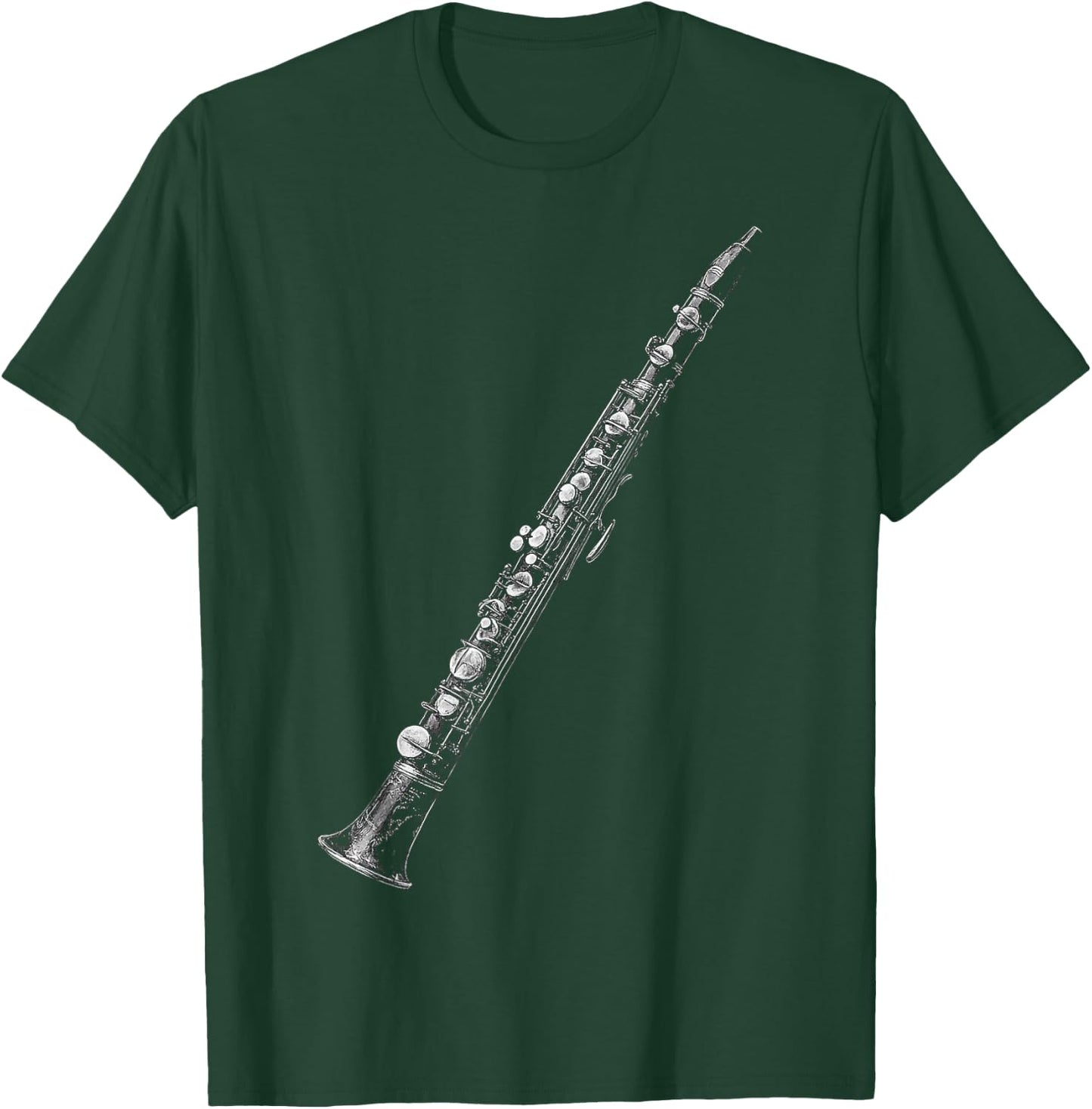 Clarinet Music Instrument Motif Art Clarinet T-Shirt - T-Shirt | Forest