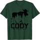 Cody Wyoming Vintage Moose Souvenir T-Shirt - T-Shirt | Forest