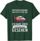 Entschuldigung Dass Ich Zu Spät Bin Hubschrauber Gesehen T-Shirt - T-Shirt | Forest