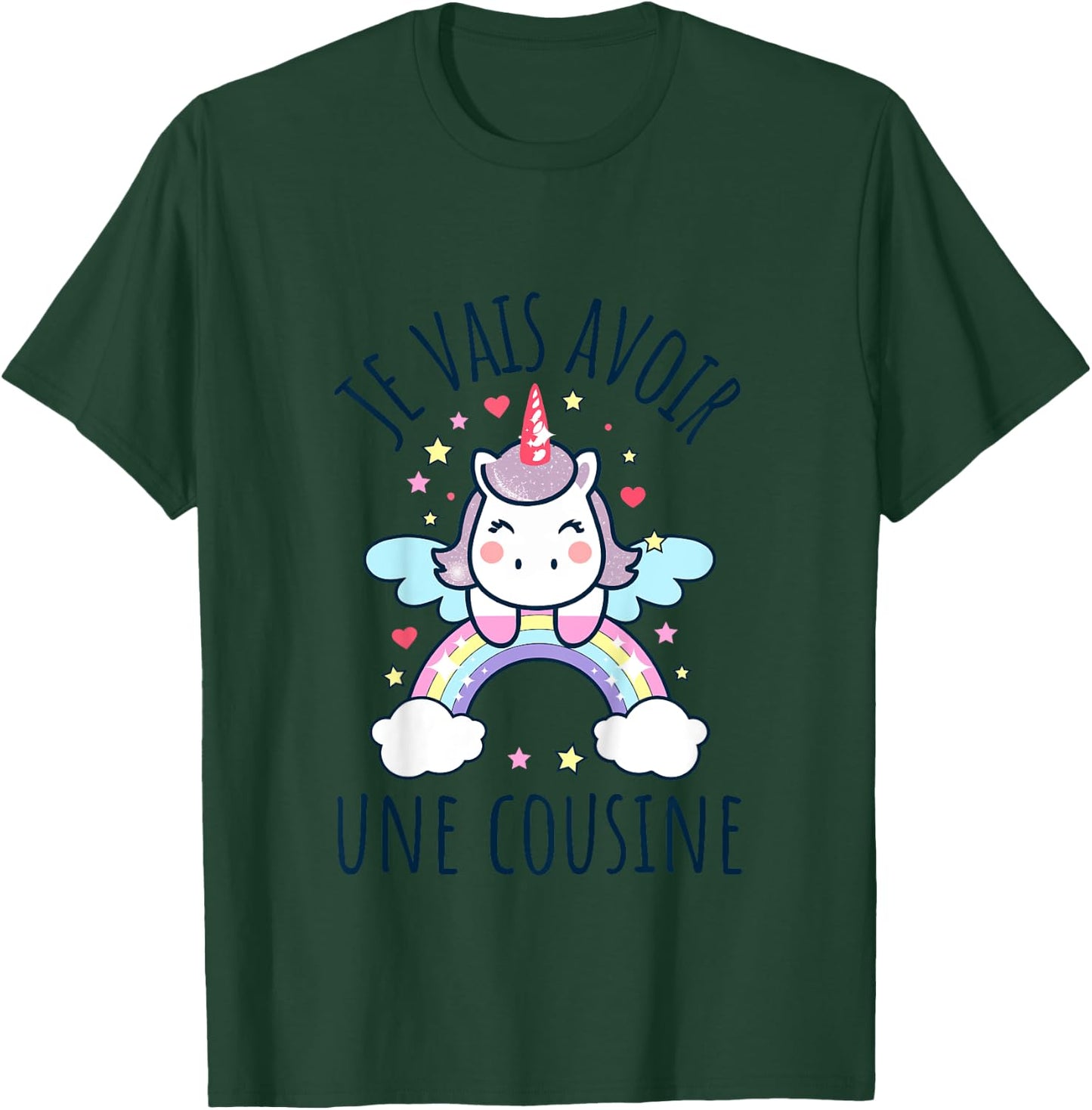 Kids Shirt Je Vais Avoir Une Cousine Gift Cousine 2025 , white, 2 T-Shirt - T-Shirt | Forest