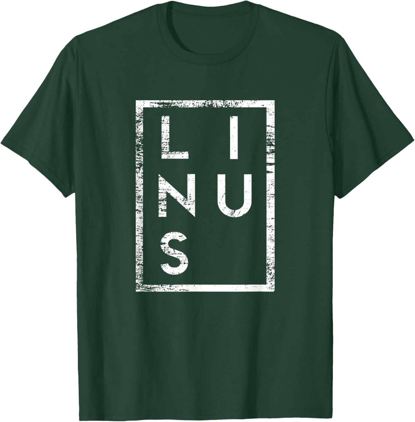 Linus Minimalismus T-Shirt - T-Shirt | Forest