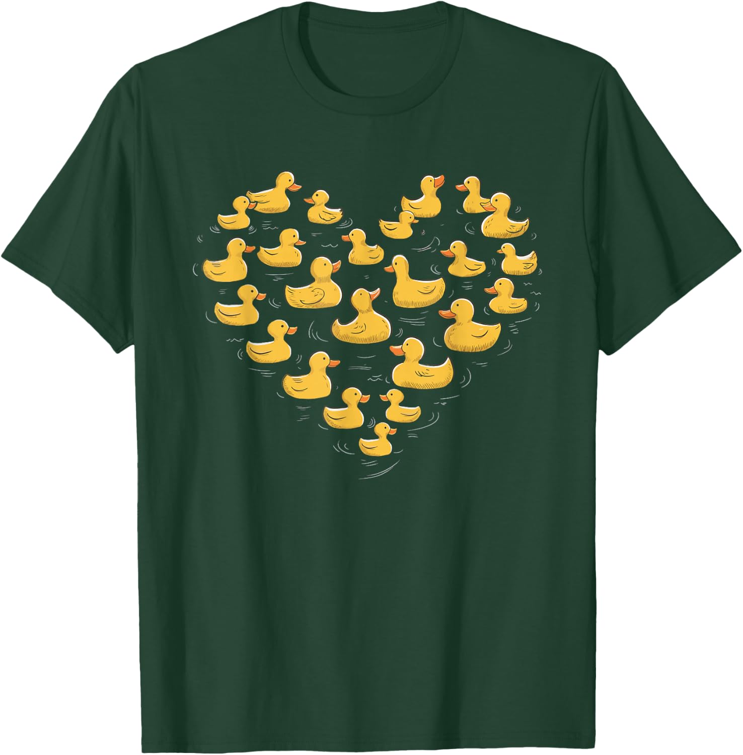 Rubber Duck Heart T-Shirt - T-Shirt | Forest
