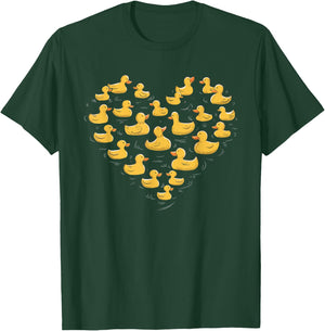 Rubber Duck Heart T-Shirt - T-Shirt | Forest