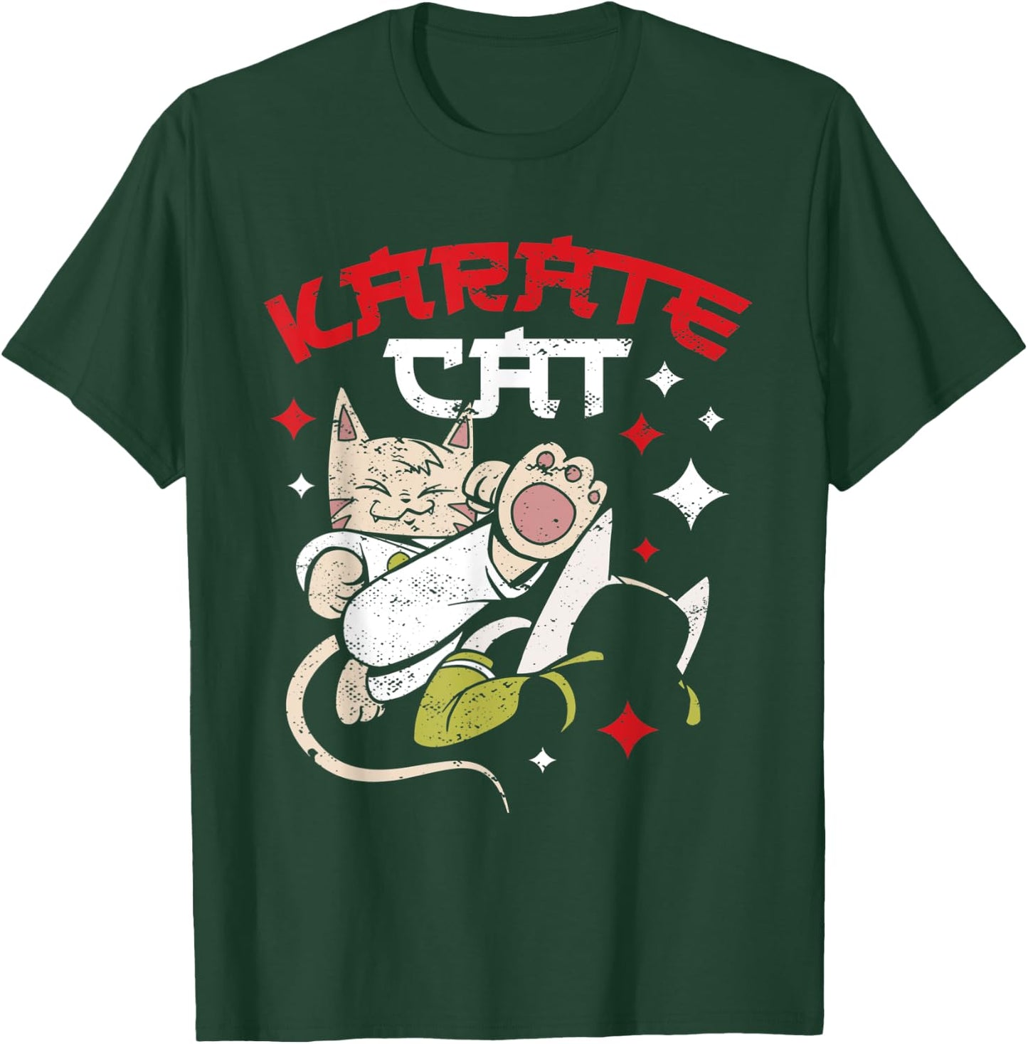 Karate Cat T-Shirt - T-Shirt | Forest