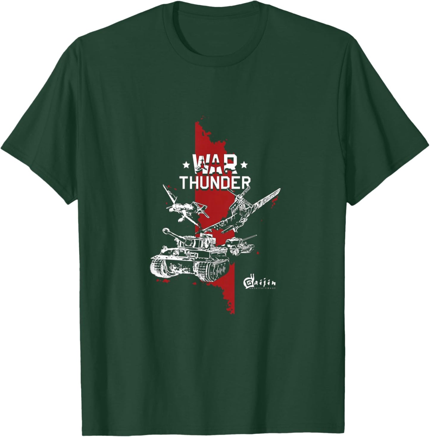 War Thunder Adult Short Sleeve T Shirt Black S T-Shirt - T-Shirt | Forest