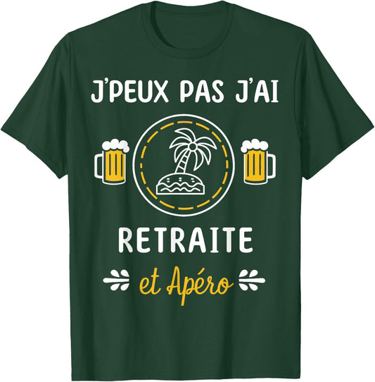 I Can't Have Retirement , Black, S T-Shirt - T-Shirt | Forest