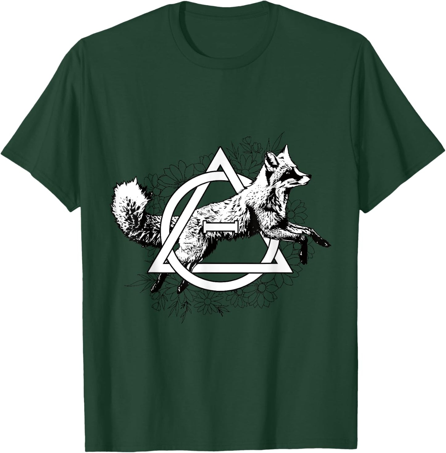 Fuchs Theta Delta Fellalter Kin Otherkin Therian Symbol T-Shirt - T-Shirt | Forest