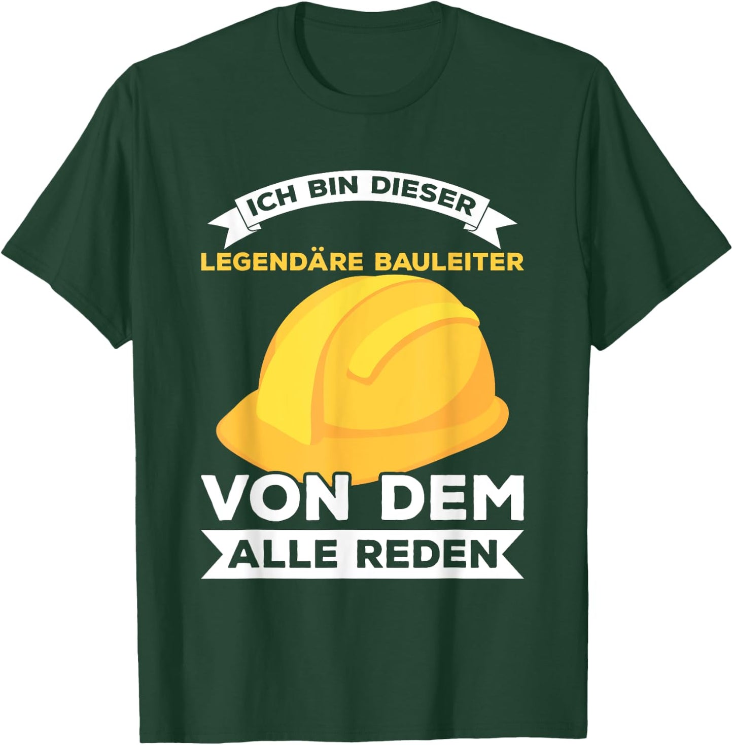 Men's Legendary Construction Manager Builder Construction Site Saying T-Shirt - T-Shirt | Forest