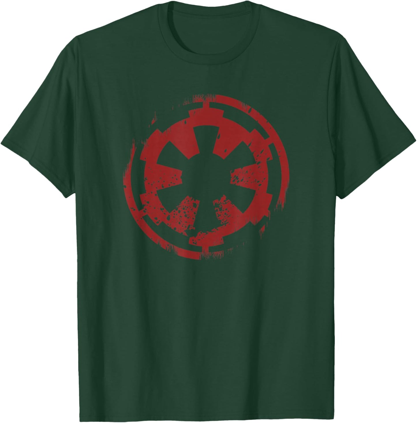Star Wars Distressed Empire Logo Rust , black T-Shirt - T-Shirt | Forest