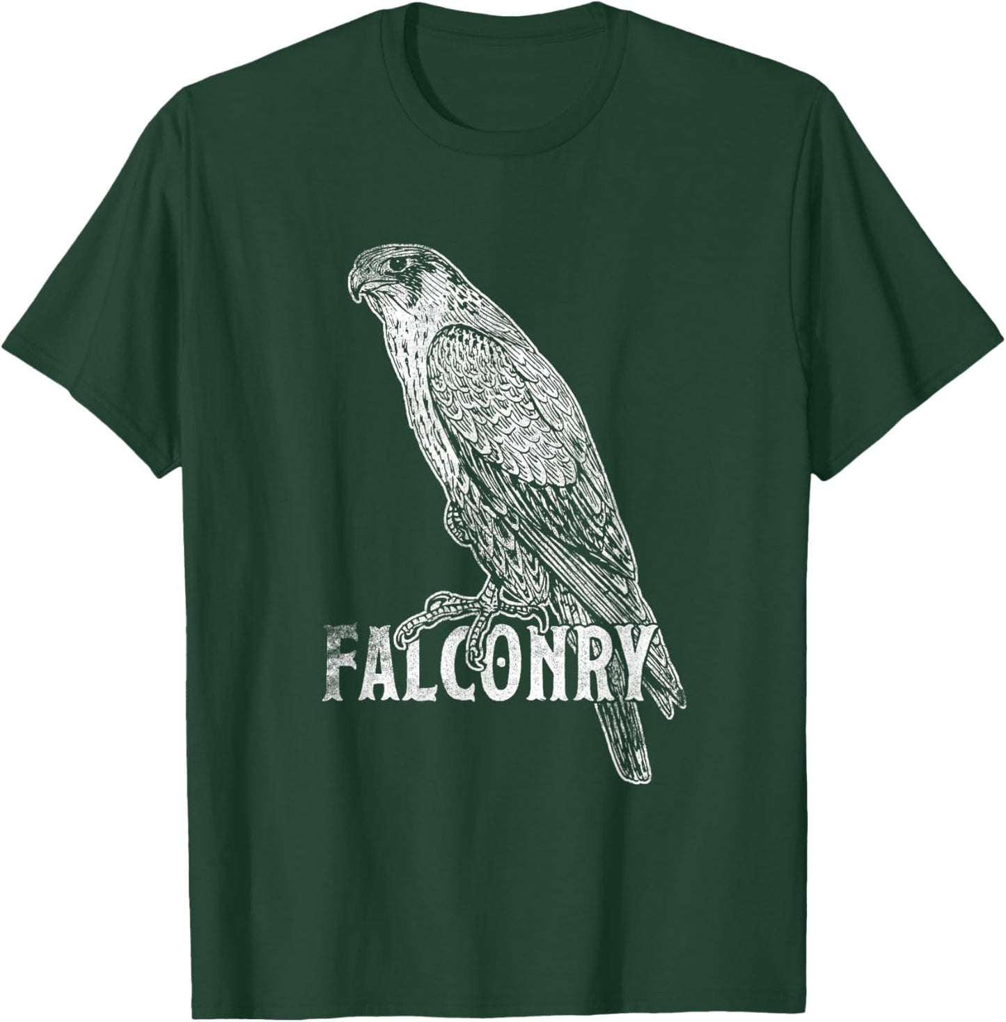 Falconry Hunting Love Birds Bird Hunter Costume T-Shirt - T-Shirt | Forest