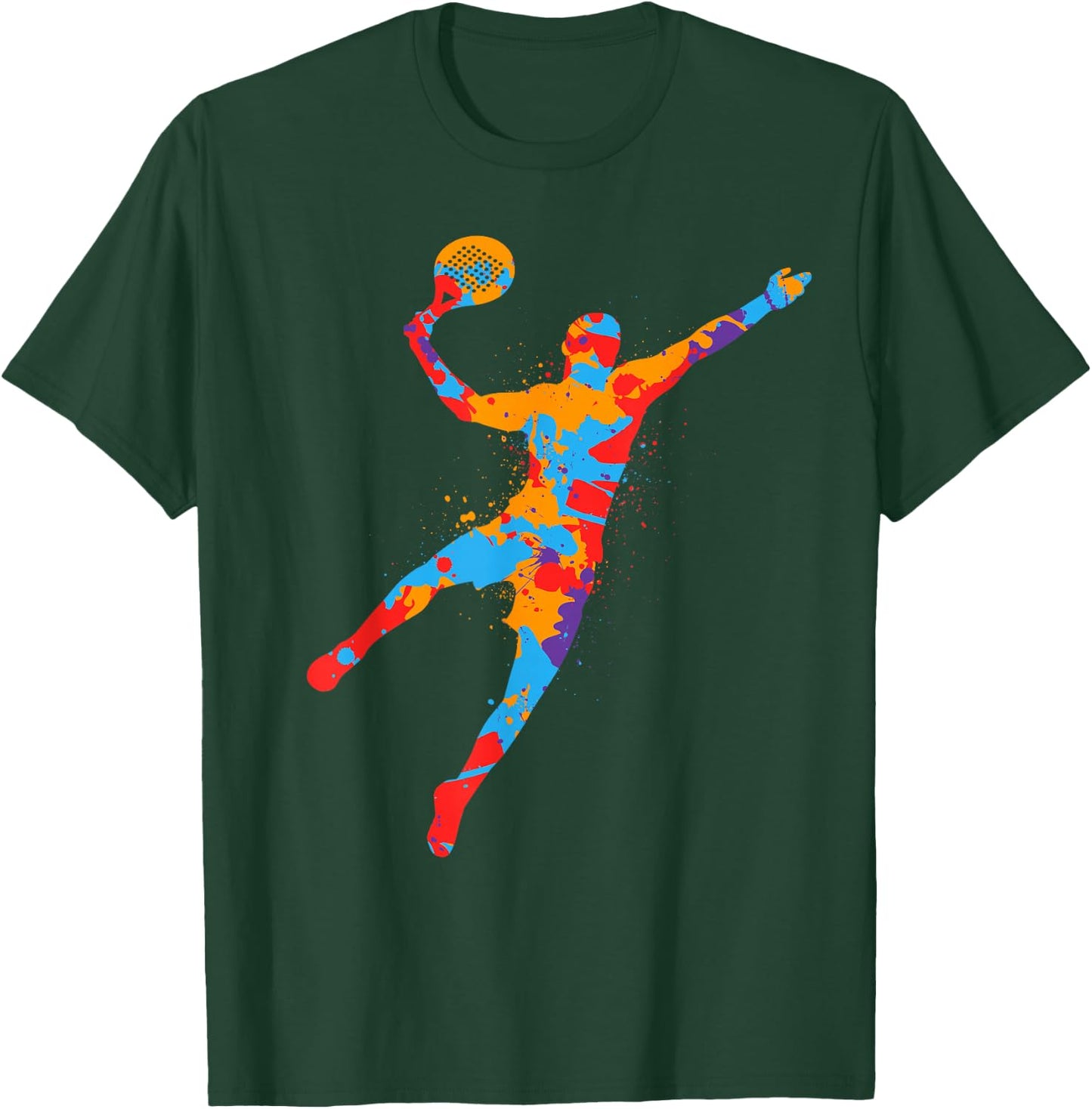 Padel Tennis Colourful Padel Player Padel Tennis Padel T-Shirt - T-Shirt | Forest
