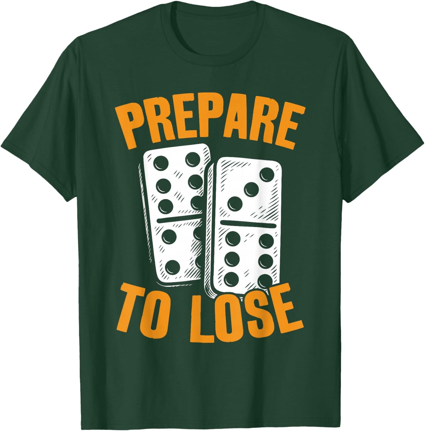Dominoe Game Tile Game Enthusiast Graphic Domino Player T-Shirt - T-Shirt | Forest