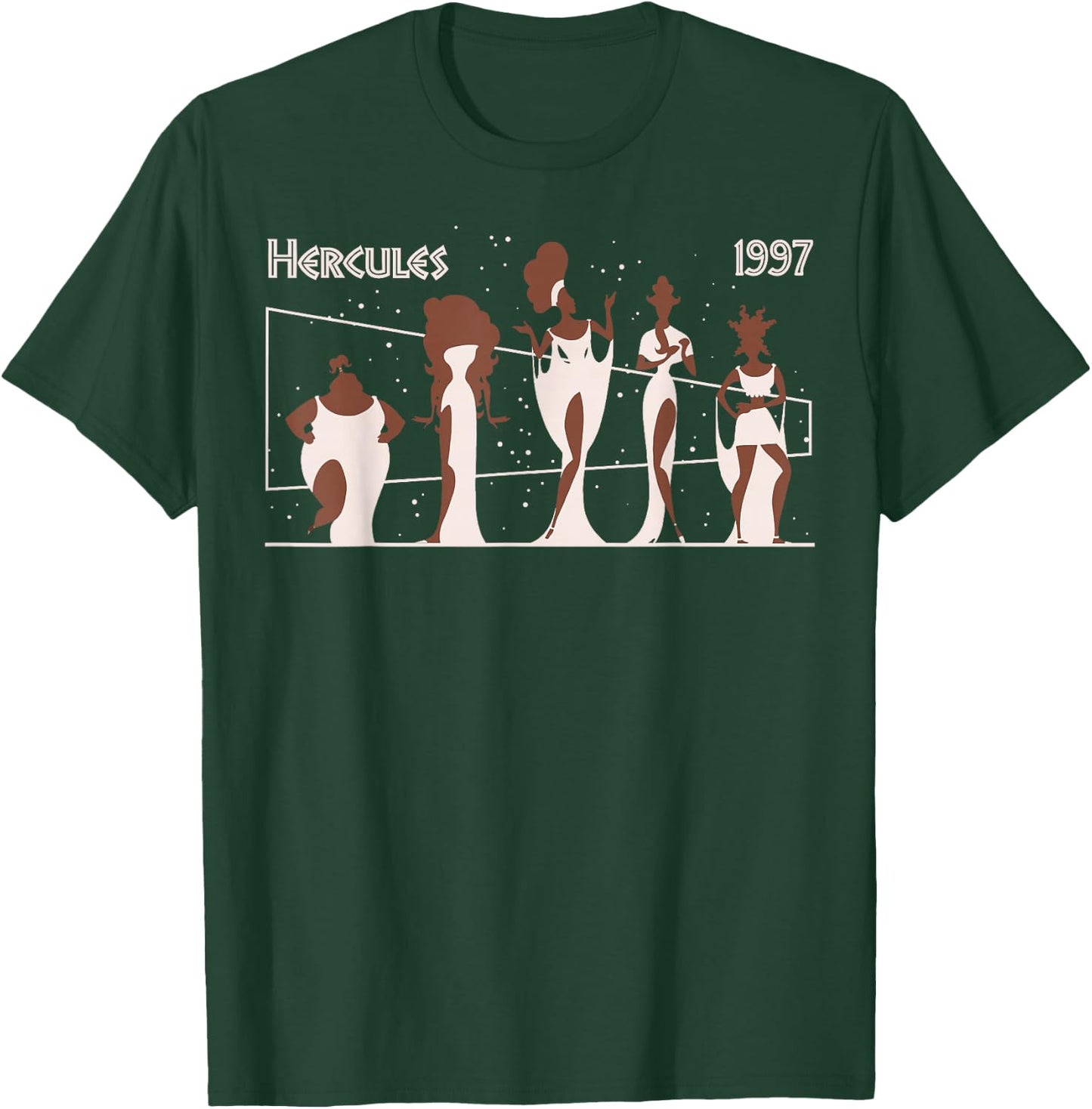 Disney Hercules 1997 Muses Portrait Constellation T-Shirt - T-Shirt | Forest