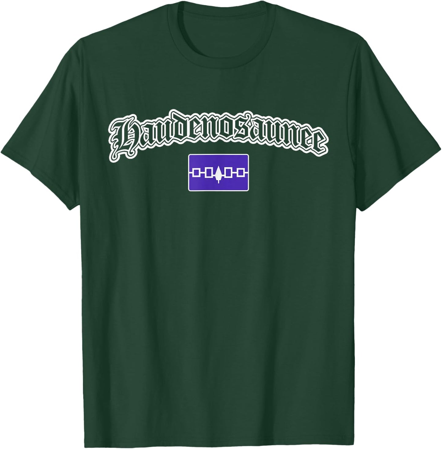 Haudenosaunee Iroquois Flag Native American Indian T-Shirt - T-Shirt | Forest