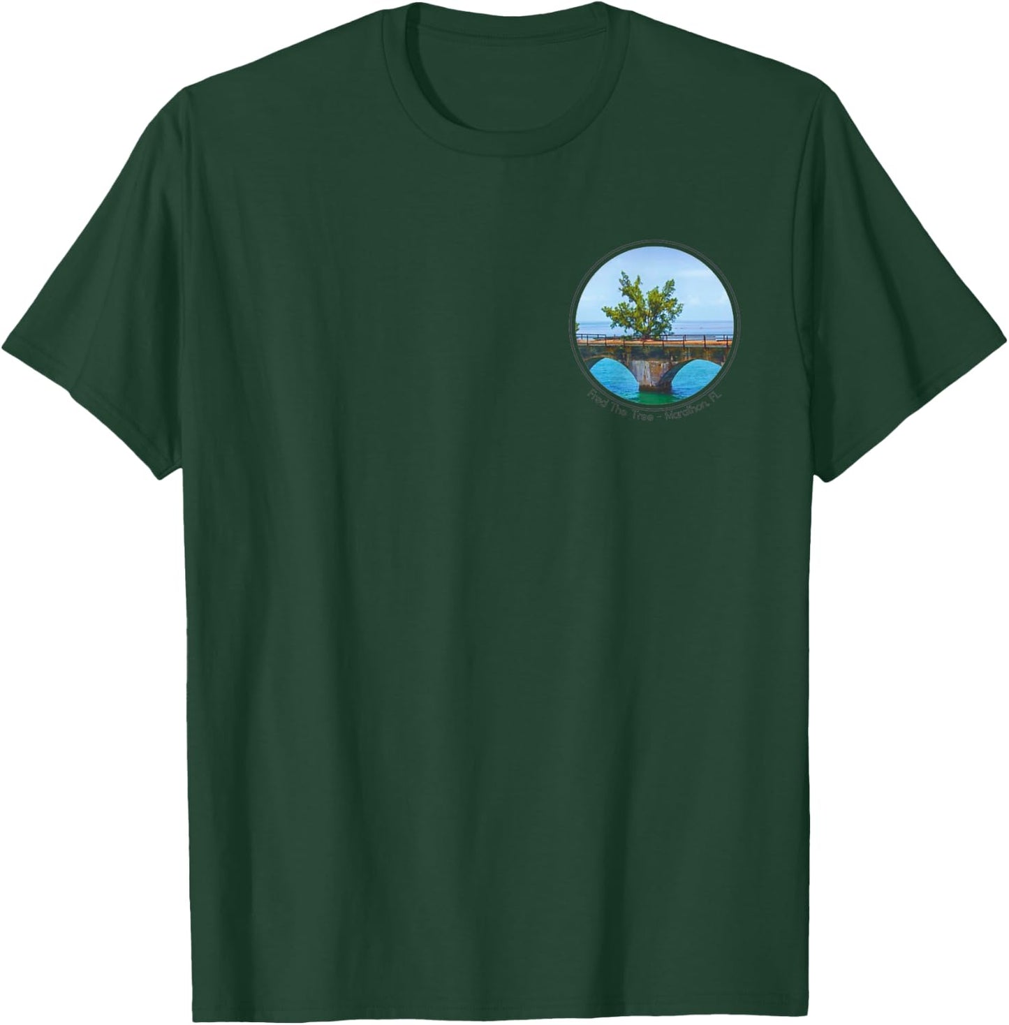 Fred the Tree Front and Back 7 mile Bridge T-Shirt - T-Shirt | Forest