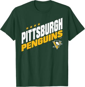 Pittsburgh Penguins Fuel Black Officially Licensed T-Shirt - T-Shirt | Forest