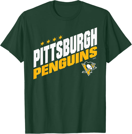 Pittsburgh Penguins Fuel Black Officially Licensed T-Shirt - T-Shirt | Forest