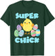 Super Chick Cute Easter With Easter Eggs T-Shirt - T-Shirt | Forest