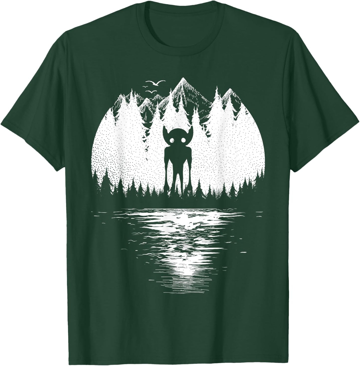 Hopkinsville Goblins Cryptozoology Women! Cryptid T-Shirt - T-Shirt | Forest