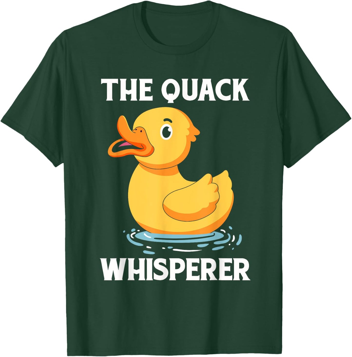 Duck Gifts Women Rubber Ducky Meme Quack T-Shirt - T-Shirt | Forest