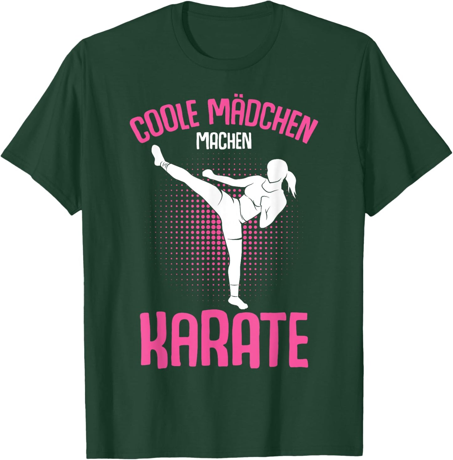 Cool Girls Make Karate Children's , black T-Shirt - T-Shirt | Forest