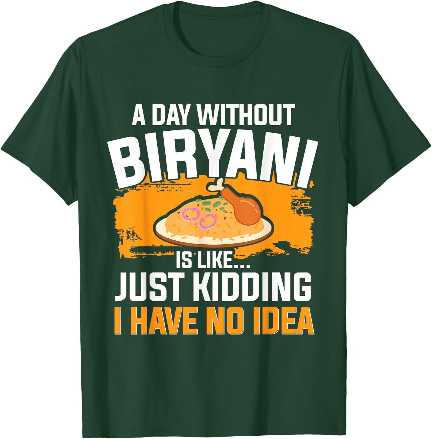 Biryani Food Tamil Indian Masala Rice T-Shirt - T-Shirt | Forest