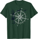 Segeln Kompass Windrose Leuchtturm T-Shirt - T-Shirt | Forest