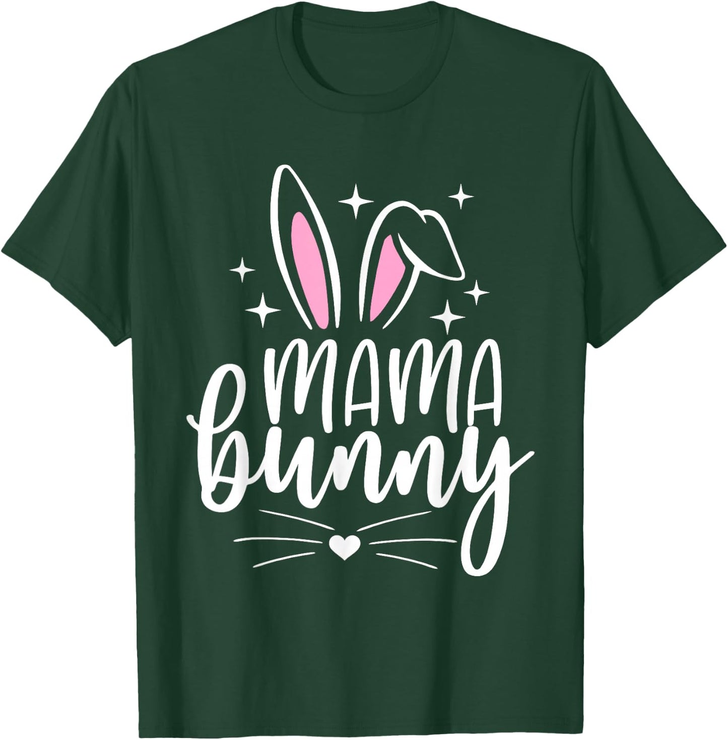 Mama Bunny Shirt Mom Pregnancy Matching Family Easter T-Shirt - T-Shirt | Forest