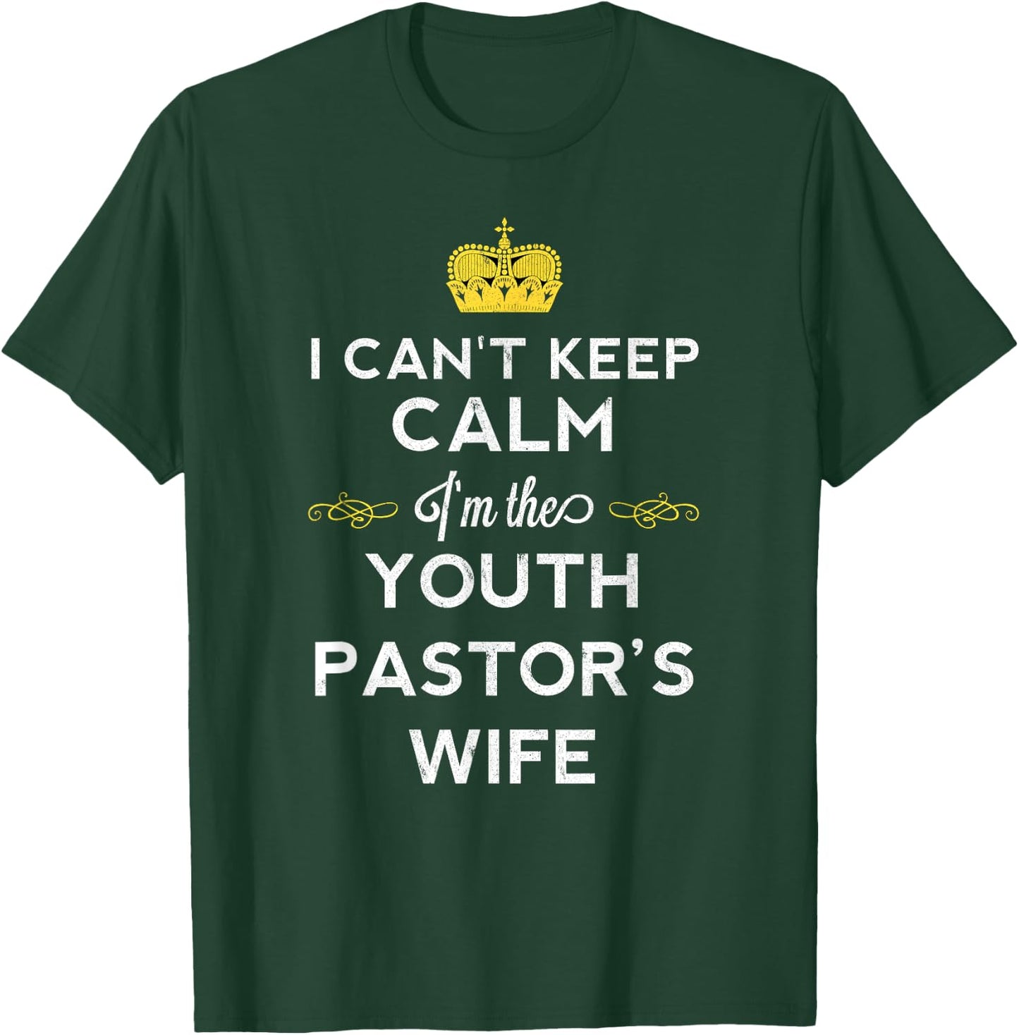 Youth Pastor Wife Shirt Pastor Wife Appreciation Shirt Gift T-Shirt - T-Shirt | Forest