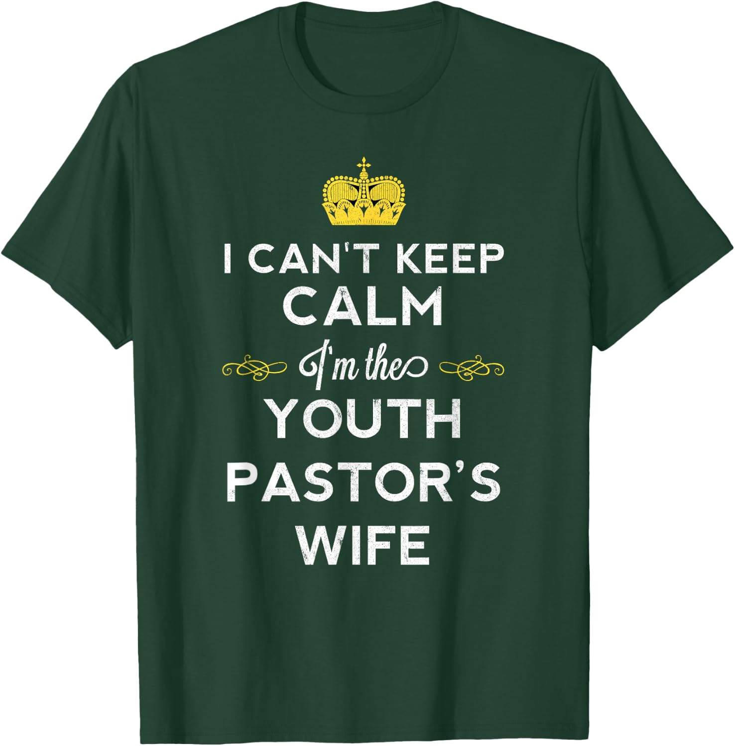 Youth Pastor Wife Shirt Pastor Wife Appreciation Shirt Gift T-Shirt - T-Shirt | Forest