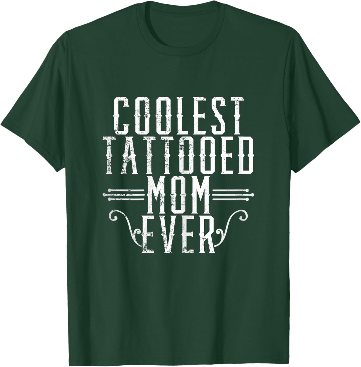 Inked Mama Mom Leopard Tattooed Mom Temporary Tattoos T-Shirt - T-Shirt | Forest