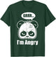 Cute Panda | Grrr... I'm Angry | Funny Panda Lovers T-Shirt - T-Shirt | Forest