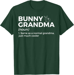 Bunny Grandma Definition Rabbit Lover T-Shirt - T-Shirt | Forest