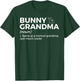 Bunny Grandma Definition Rabbit Lover T-Shirt - T-Shirt | Forest
