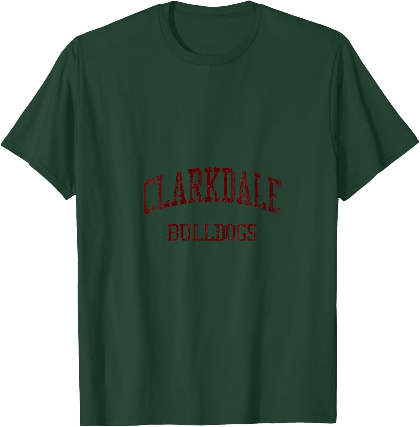 Clarkdale High School HS Meridian MS Vintage Sports V-Neck T-Shirt - T-Shirt | Forest