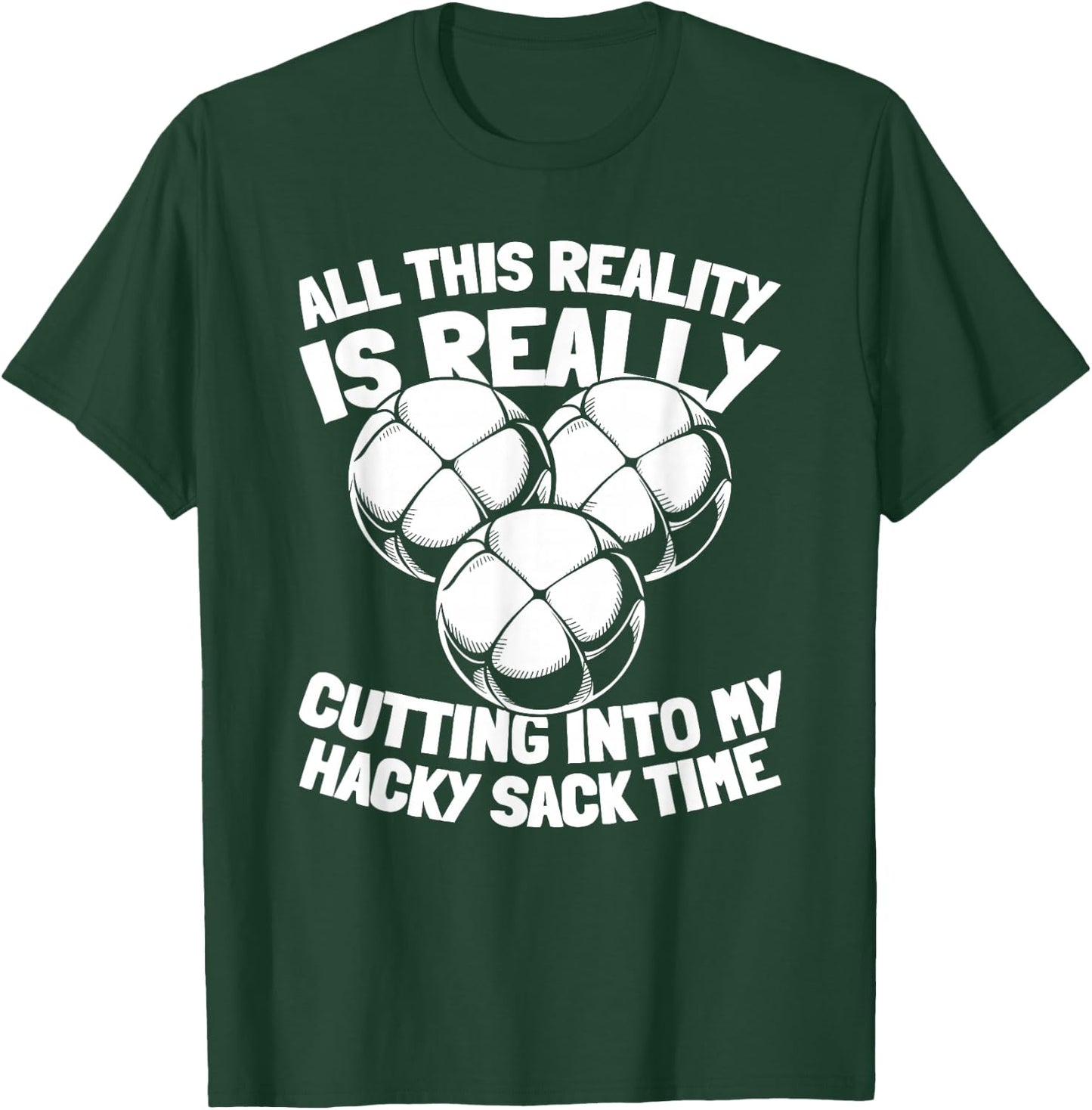 Recreation Footbag - Coordination Hacky Sack T-Shirt - T-Shirt | Forest