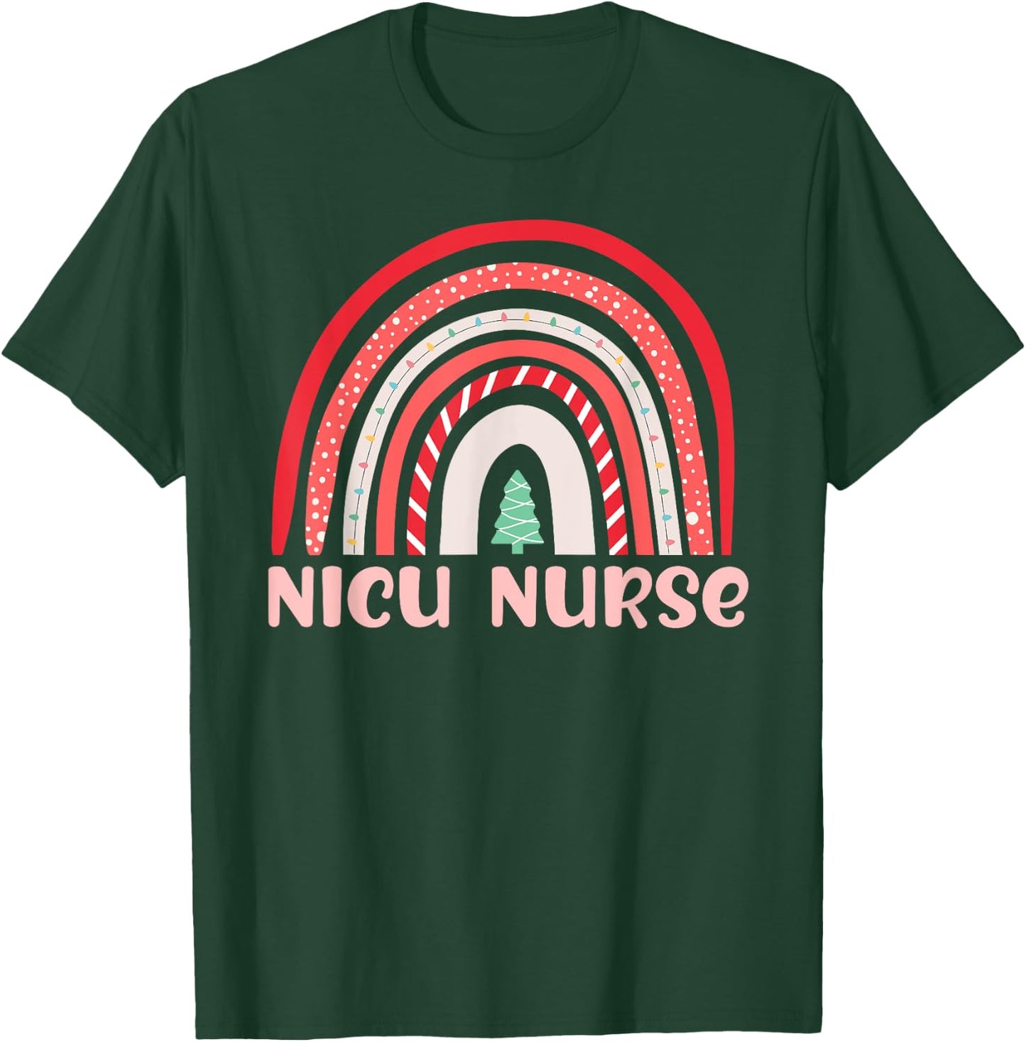 NICU Nurse Neonatal Tiny Crew Christmas Holiday Nutcracker T-Shirt - T-Shirt | Forest