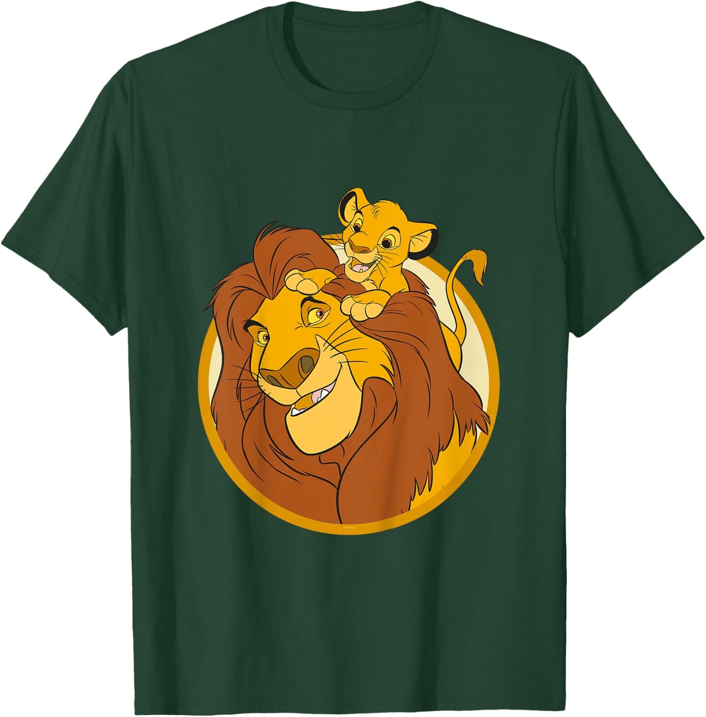 Kids The Lion King Mufasa And Simba , Black, 2 T-Shirt - T-Shirt | Forest